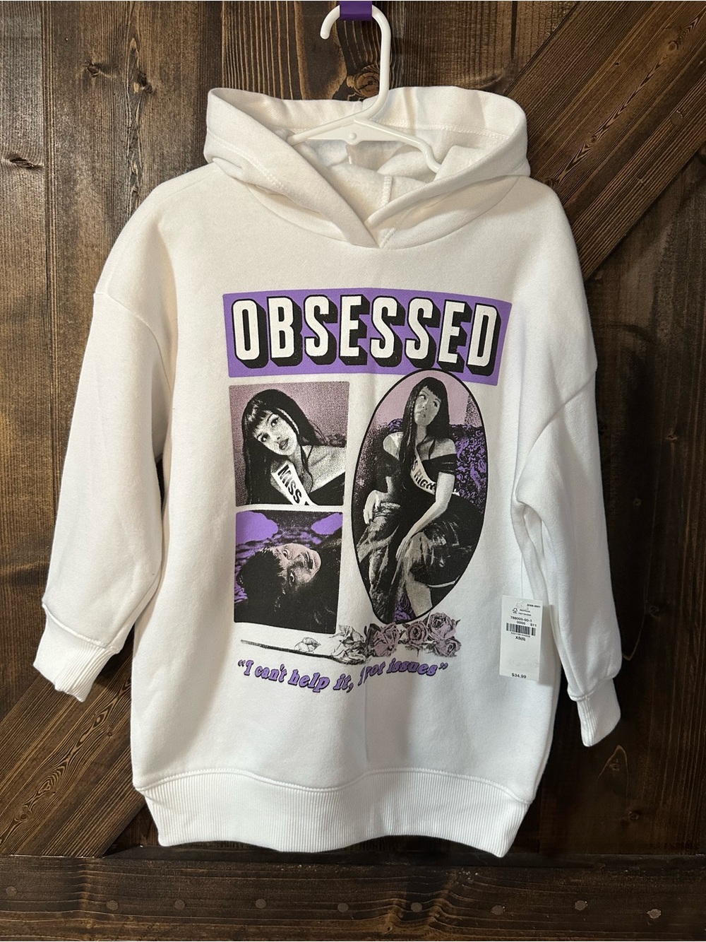NWT little girls obsessed hoodie size XS (5)